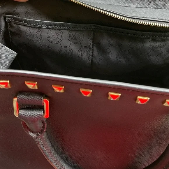 Michael Michael Kors Selma Stud Satchel Bag - Picture 6 of 11